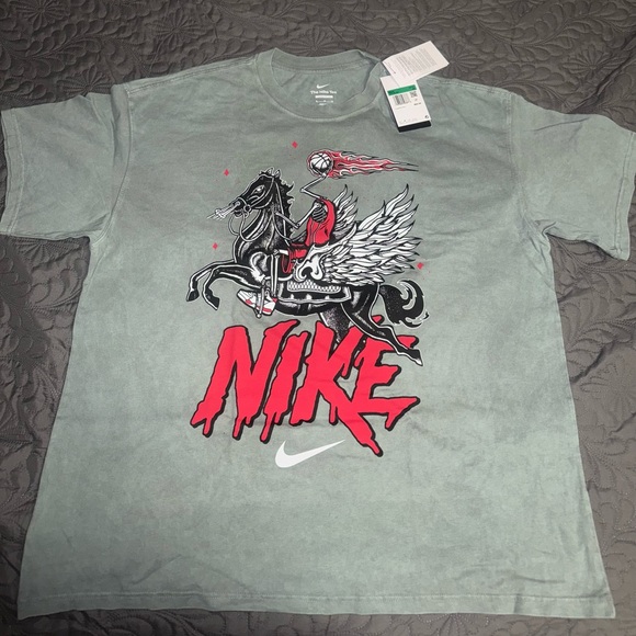 Nike Other - Nike Max90 Skeleton Rider Men's Pewter Gray T-Shirt Sz XL